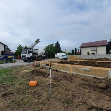 Osiedle Boznańskiej - prace ziemne i chudziak.