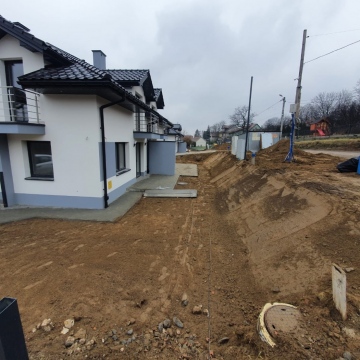 Finalne ukształtowanie terenu na Osiedlu Jesionowym.