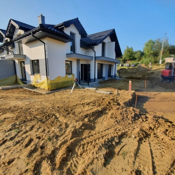 Osiedle Jesionowe - widok z drogi.