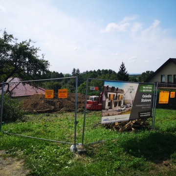Prace ziemne na Stalowej 1.
