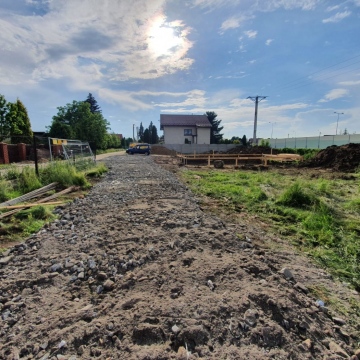 Osiedle Boznańskiej - prace ziemne i chudziak.
