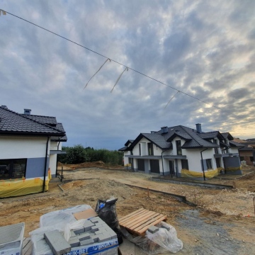 Osiedle Jesionowe - widok z drogi.