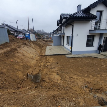 Finalne ukształtowanie terenu na Osiedlu Jesionowym.