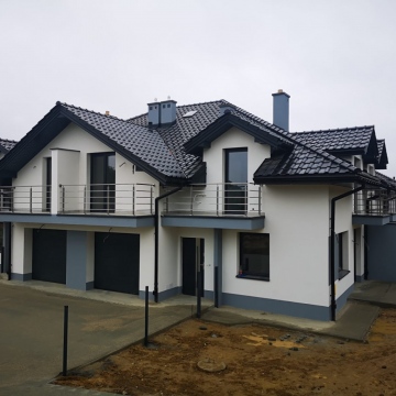 Osiedle Jesionowe - widok z drogi.