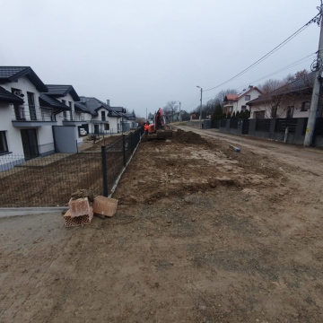 Finalne ukształtowanie terenu na Osiedlu Jesionowym.