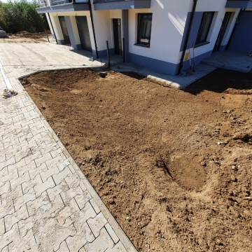 Osiedle Jesionowe - widok z drogi.