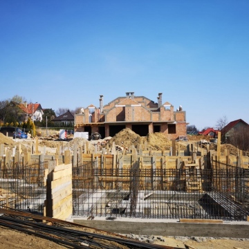 Mieszkania w Krzyżu - fundamenty i zbrojenie.