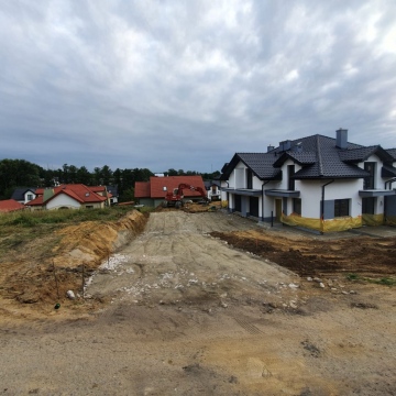 Osiedle Jesionowe - widok z drogi.