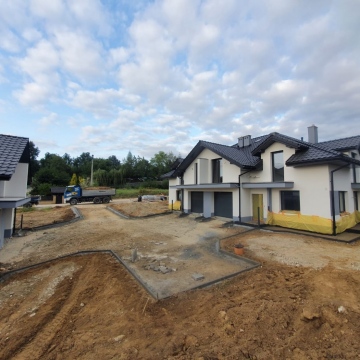 Osiedle Jesionowe - widok z drogi.