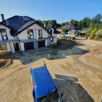 Osiedle Jesionowe - widok z drogi.