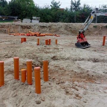 Hydraulika podposadzkowa - rozpoczęcie prac 