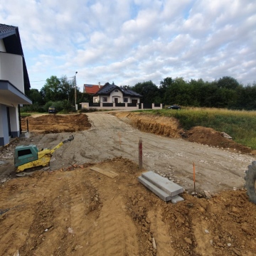 Osiedle Jesionowe - widok z drogi.