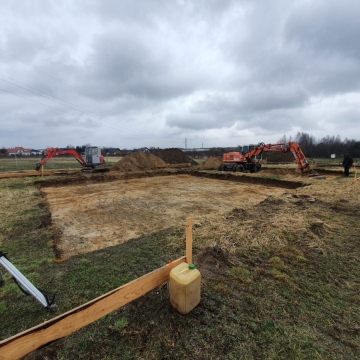 Wiśniowa fundamenty.