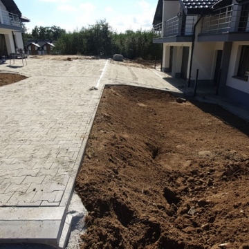 Osiedle Jesionowe - widok z drogi.