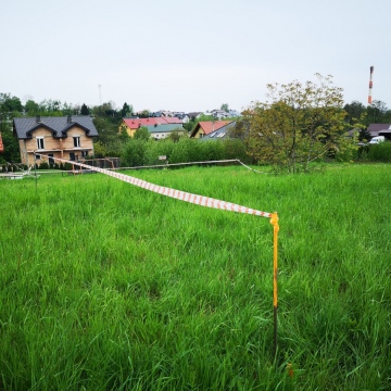 Równanie terenu i wyznaczenie zarysu budynków.