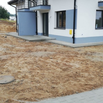 Osiedle Jesionowe - widok z drogi.