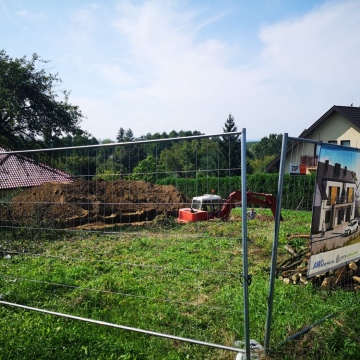Prace ziemne na Stalowej 1.