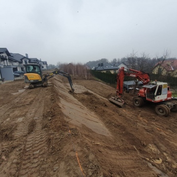 Finalne ukształtowanie terenu na Osiedlu Jesionowym.