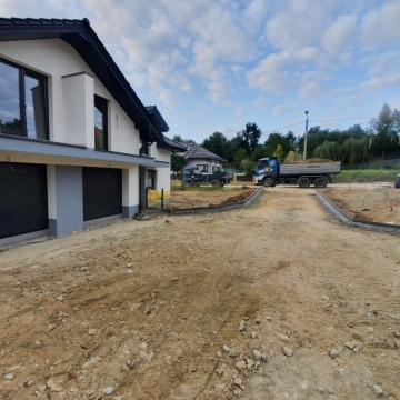 Osiedle Jesionowe - widok z drogi.