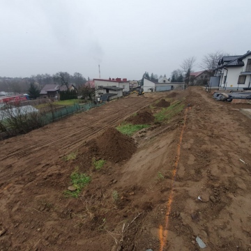 Finalne ukształtowanie terenu na Osiedlu Jesionowym.