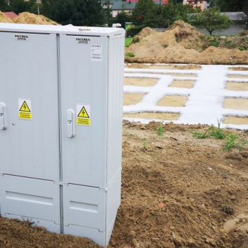 Przyłącz energi elektrycznej na Jesionowej.