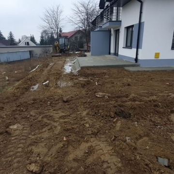 Finalne ukształtowanie terenu na Osiedlu Jesionowym.