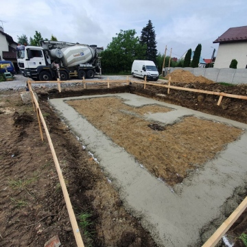 Osiedle Boznańskiej - prace ziemne i chudziak.