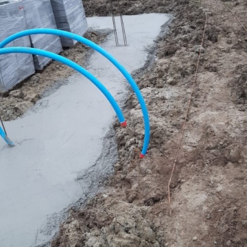 Osiedle Wiśniowe 2 fundamenty hydraulika