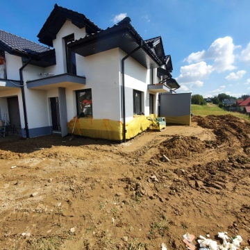 Osiedle Jesionowe - widok z drogi.