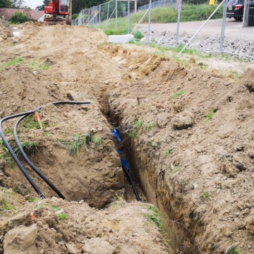 Przyłącz energi elektrycznej na Jesionowej.