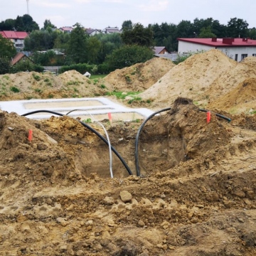 Przyłącz energi elektrycznej na Jesionowej.