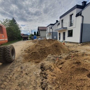 Os. Boznańskiej - wyrównanie terenu.