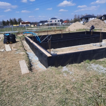 Wiśniowa fundamenty.
