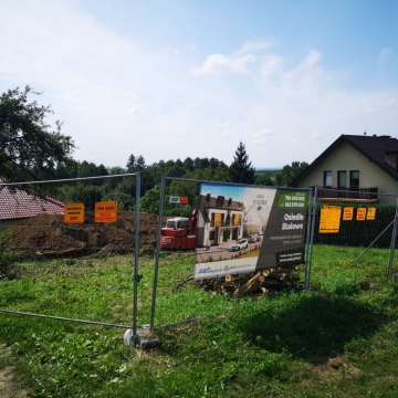 Prace ziemne na Stalowej 1.