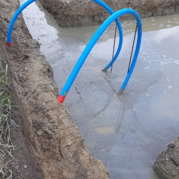 Wiśniowa fundamenty.