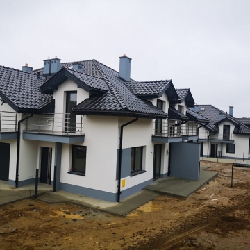 Osiedle Jesionowe - widok z drogi.