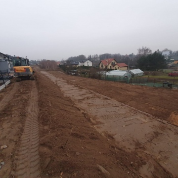 Finalne ukształtowanie terenu na Osiedlu Jesionowym.
