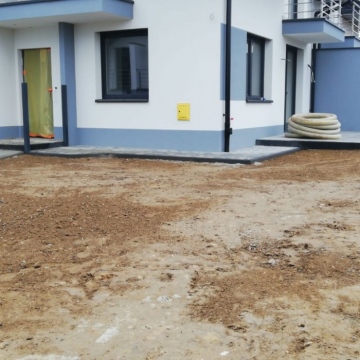 Osiedle Jesionowe - widok z drogi.