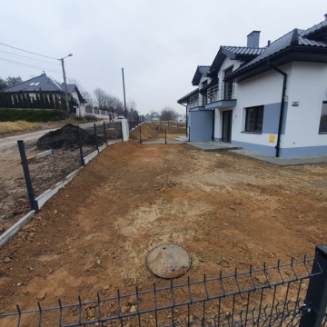Finalne ukształtowanie terenu na Osiedlu Jesionowym.