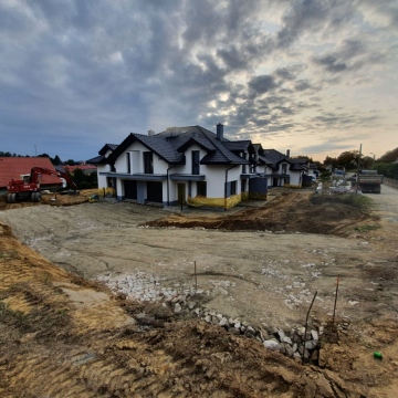 Osiedle Jesionowe - widok z drogi.